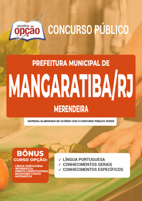 Apostila Prefeitura de Mangaratiba - RJ - Merendeira