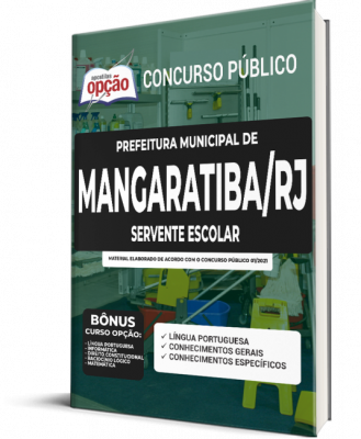 Apostila Prefeitura de Mangaratiba - RJ - Servente Escolar