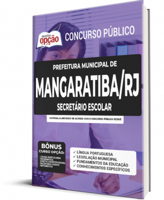 Apostila Prefeitura de Mangaratiba - RJ - Secretário Escolar