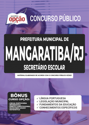 Apostila Prefeitura de Mangaratiba - RJ - Secretário Escolar