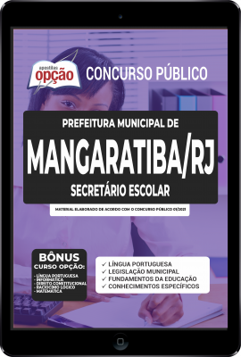 Apostila Prefeitura de Mangaratiba - RJ em PDF - Secretário Escolar