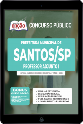 Apostila Prefeitura de Santos - SP em PDF - Professor Adjunto I