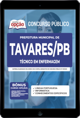 Apostila Prefeitura de Tavares - PB em PDF - Técnico em Enfermagem