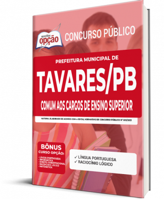 Apostila Prefeitura de Tavares - PB - Comum aos Cargos de Ensino Superior