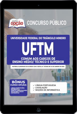 Apostila UFTM em PDF - Comum aos Cargos de Ensino Médio/Técnico e Superior