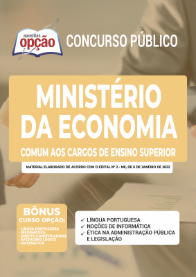 Apostila Ministério da Economia - Comum aos Cargos de Ensino Superior