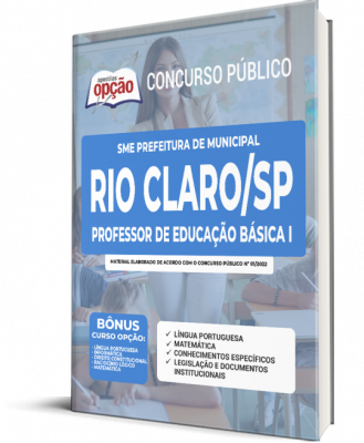 Apostila SME Rio Claro-SP - Professor de Educação Básica I