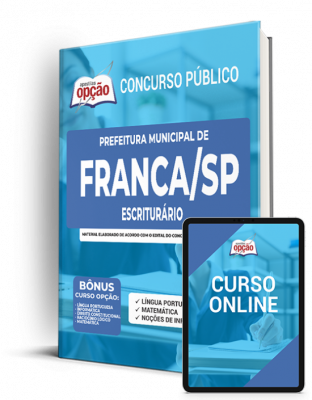 Apostila Prefeitura de Franca - SP - Escriturário