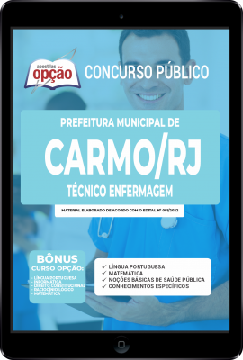 Apostila Prefeitura de Carmo - RJ em PDF - Técnico Enfermagem