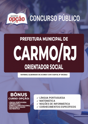 Apostila Prefeitura de Carmo - RJ - Orientador Social