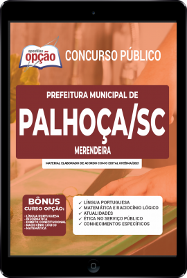 Apostila Prefeitura de Palhoça - SC em PDF - Merendeira