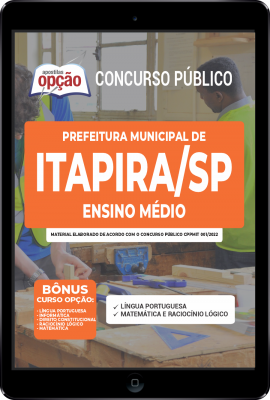 Apostila Prefeitura de Itapira - SP em PDF - Ensino Médio: Agente de Serviços I - Tutor Educacional e Agente de Serviços VIII – Serralheiro