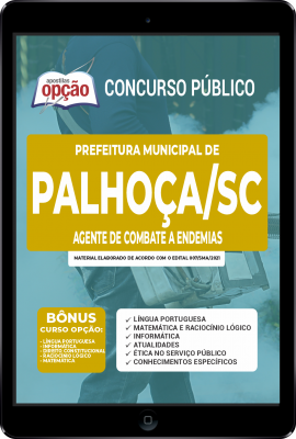 Apostila Prefeitura de Palhoça - SC em PDF - Agente de Combate a Endemias