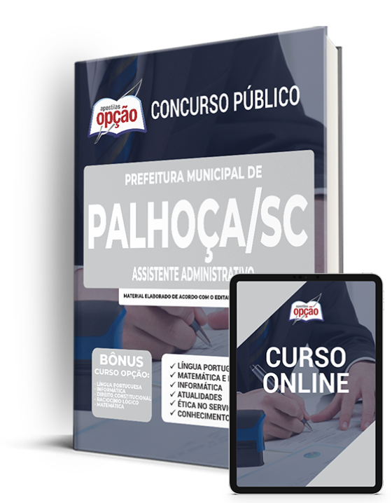 Apostila Pref Palhoça - SC 2022 - Assistente Administrativo