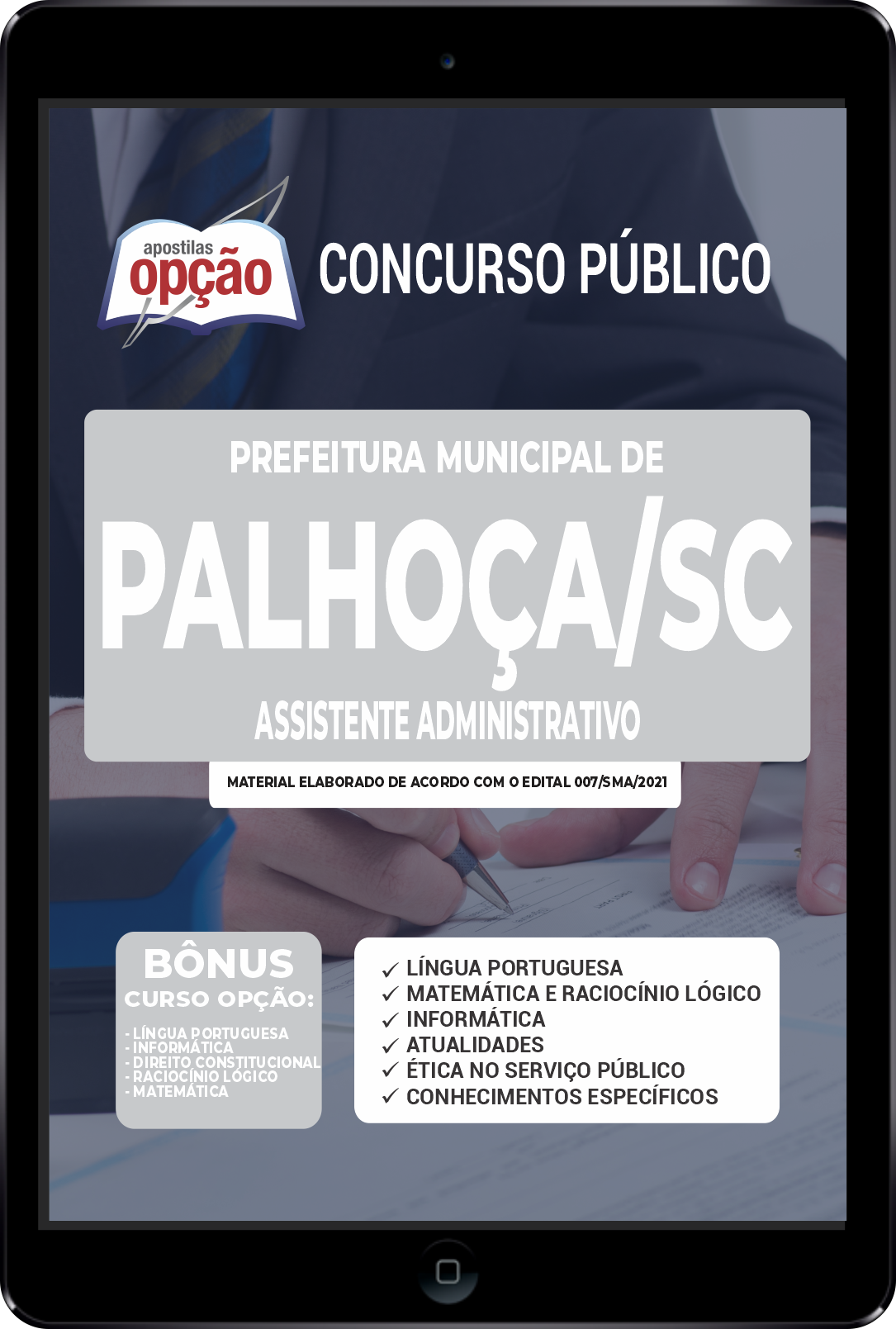 Apostila Pref Palhoça - SC PDF - Assistente Administrativo 2022