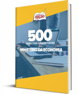 Caderno Ministério da Economia - 500 Questões Gabaritadas