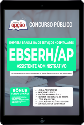 Apostila EBSERH-AP em PDF - Assistente Administrativo