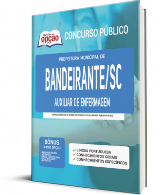 Apostila Prefeitura de Bandeirante - SC - Auxiliar de Enfermagem