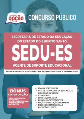 Apostila SEDU-ES - Agente de Suporte Educacional