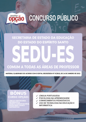 Apostila SEDU-ES - Comum a Todas as Áreas de Professor