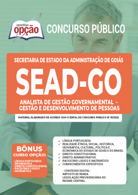 Apostila SEAD-GO - Analista de Gestão Governamental - Gestão e Desenvolvimento de Pessoas
