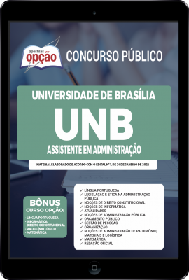 Apostila UNB em PDF - Assistente em Administração