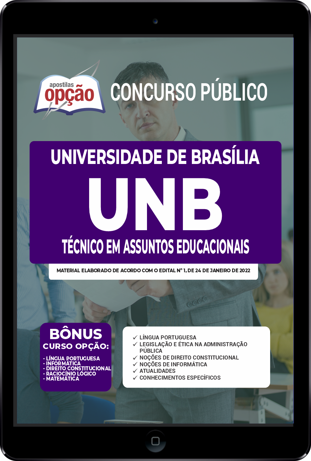 Apostila UNB PDF - Técnico em Assuntos Educacionais 2022