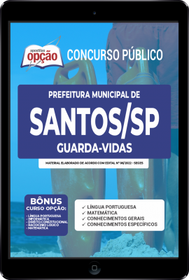 Apostila Prefeitura de Santos - SP em PDF - Guarda-Vidas