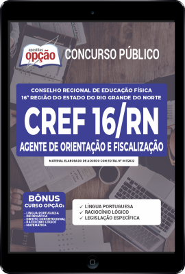 Apostila CREF-RN em PDF - Agente de Orientação e Fiscalização