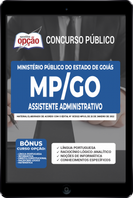 Apostila MP-GO em PDF - Assistente Administrativo