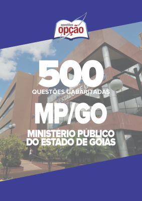 Caderno MP-GO - 500 Questões Gabaritadas