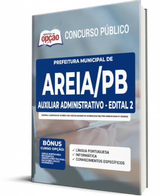 Apostila Prefeitura de Areia - PB - Auxiliar Administrativo (Edital 002)