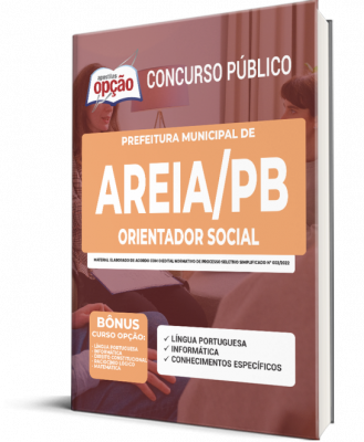 Apostila Prefeitura de Areia - PB - Orientador Social