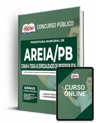 Apostila Prefeitura de Areia - PB - Comum a Todas as Especialidades de Professor (EJA)