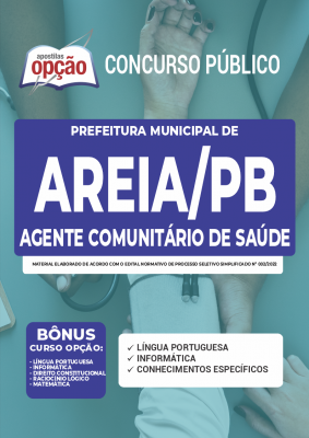 Apostila Prefeitura de Areia - PB - Agente Comunitário de Saúde