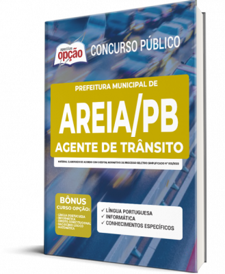 Apostila Prefeitura de Areia - PB - Agente de Trânsito