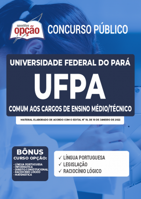 Apostila UFPA - Comum aos Cargos de Ensino Médio/Técnico