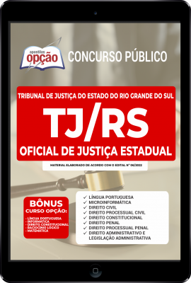 Apostila TJ-RS em PDF - Oficial de Justiça Estadual