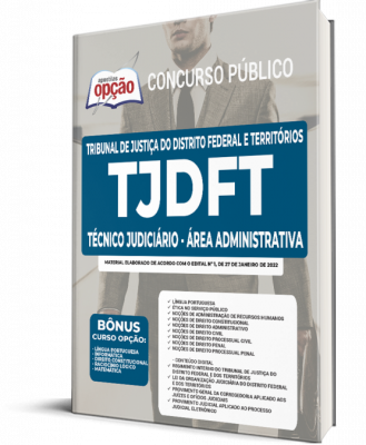 Apostila TJDFT - Técnico Judiciário - Área Administrativa