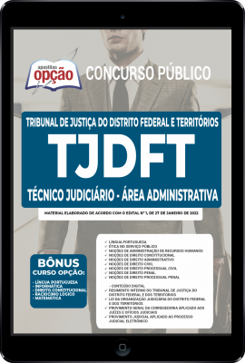 Apostila TJDFT em PDF - Técnico Judiciário - Área Administrativa