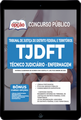 Apostila TJDFT PDF - Técnico Judiciário - Enfermagem