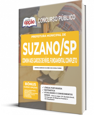Apostila Prefeitura de Suzano - SP - Comum aos Cargos de Nível Fundamental Completo