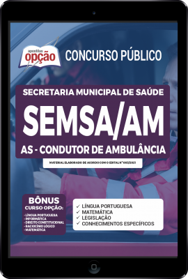 Apostila SEMSA-AM PDF - AS-Condutor de Ambulância