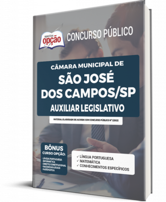 Apostila Câmara de São José dos Campos - SP - Auxiliar Legislativo