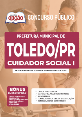 Apostila Prefeitura de Toledo - PR - Cuidador Social I