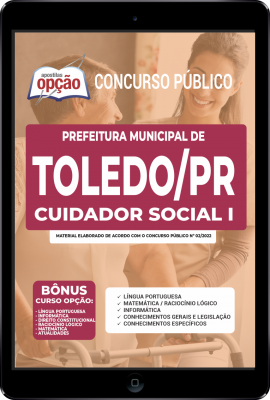 Apostila Prefeitura de Toledo - PR em PDF - Cuidador Social I