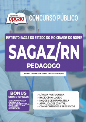 Apostila Instituto SAGAZ - RN - Pedagogo