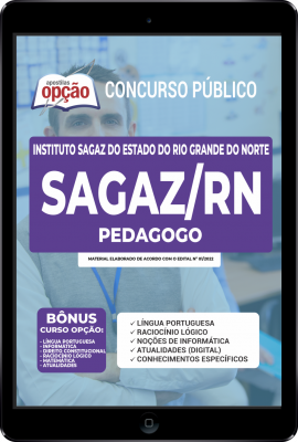 Apostila Instituto SAGAZ - RN em PDF - Pedagogo