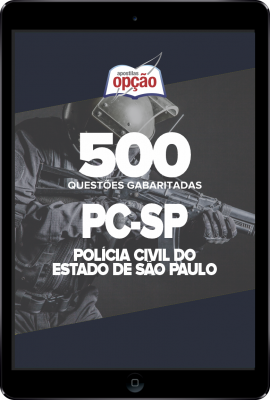 Caderno PC-SP - 500 Questões Gabaritadas  em PDF