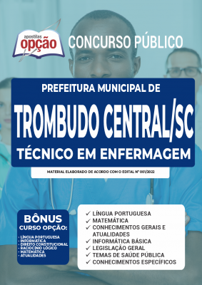 Apostila Prefeitura de Trombudo Central - SC - Técnico em Enfermagem